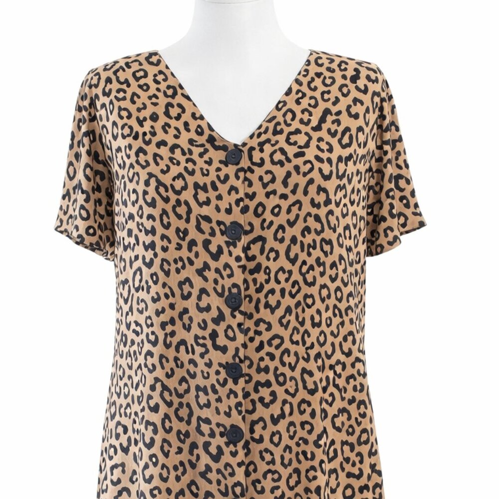 NWOT Lane Bryant Animal Print Midi Dress | Size 16 - Picture 4 of 15